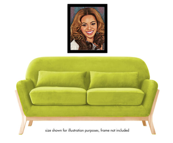 Pop Art - Hand Signed Print - Beyonce